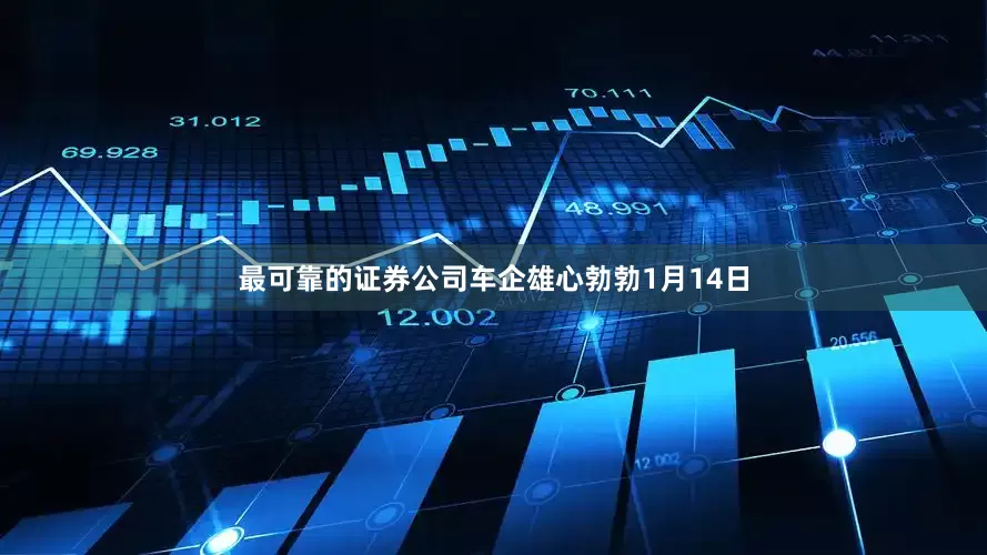 最可靠的证券公司车企雄心勃勃1月14日